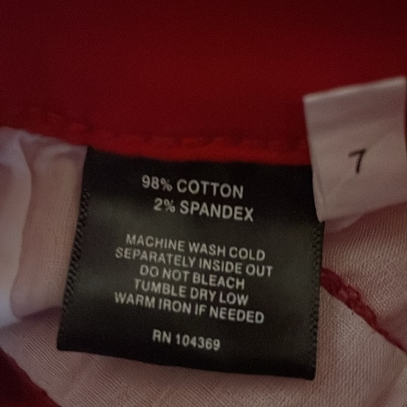 Signature Studios Red Jeggings - Picture 5 of 6